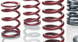 Suspension coils used on cars.